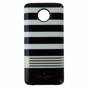 Kate Spade Charging Wireless Power Pack Case MotoMod For Moto Z- Black and White