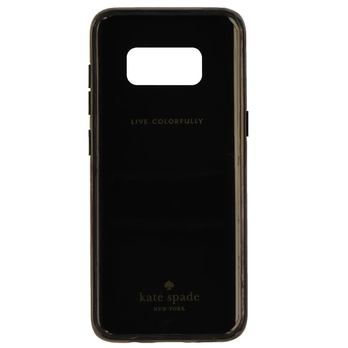 Kate Spade New York Hardshell Case for Galaxy S8 - Black White Gold Stripes