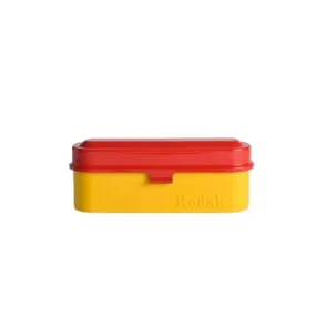 Kodak 135 Film Case (Red/Yellow) - Holds Five Rolls of 35mm