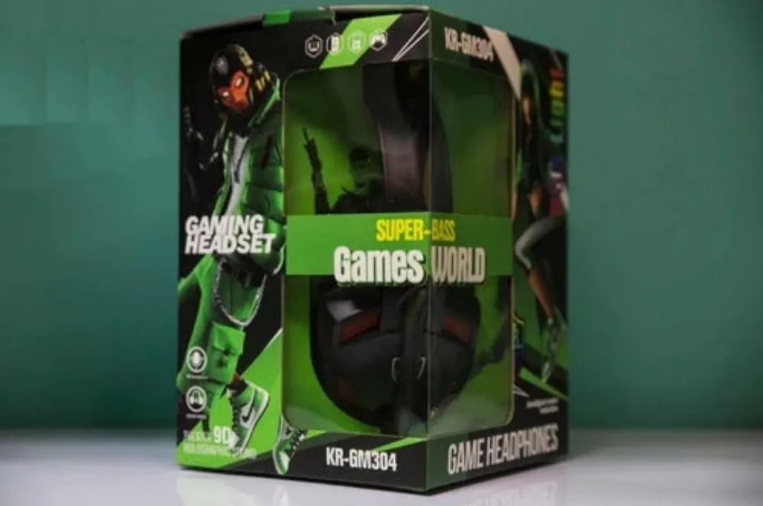 KR SUPER BASS GAMES WORLD HEADSET KR-GM302