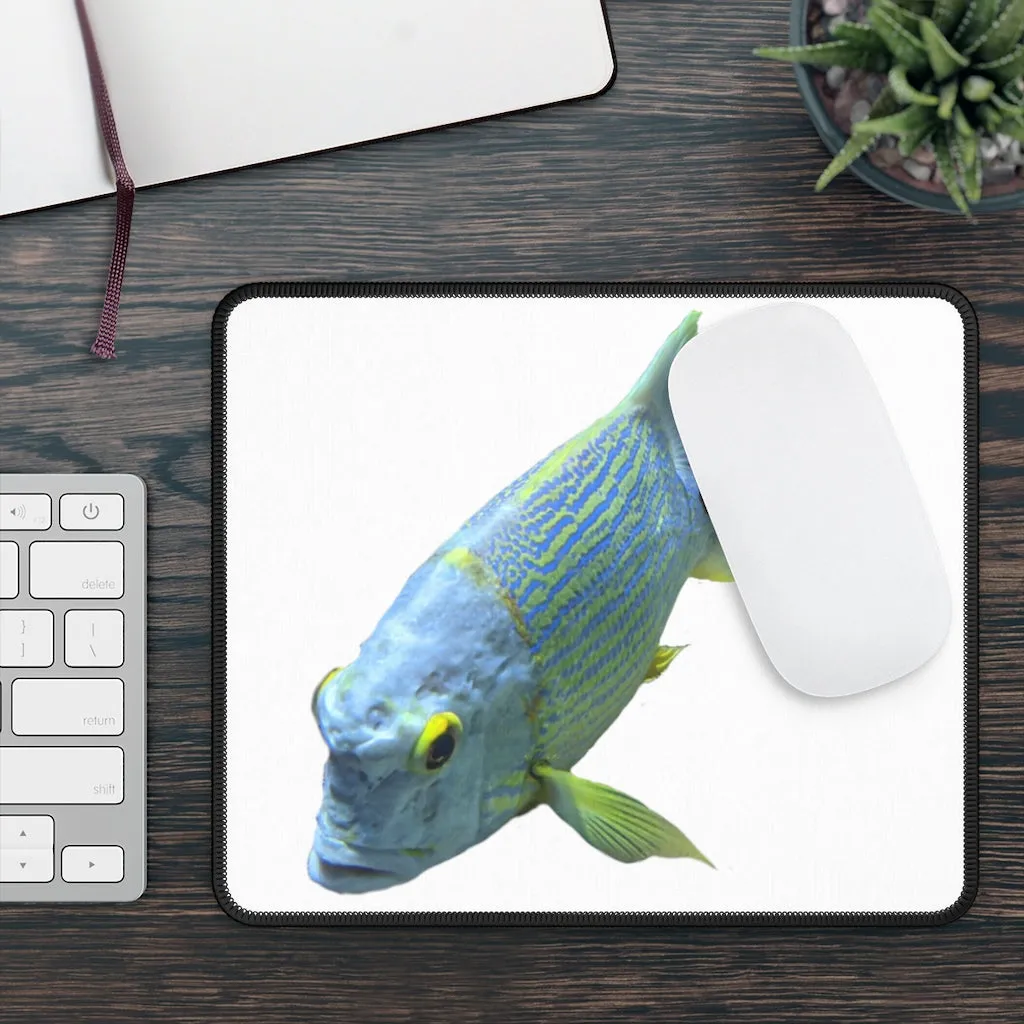 Light Blue Fish Gaming Mouse Pad