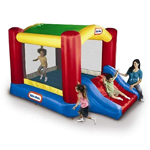 Little Tikes Jump N Slide Bouncer With Arched Canopy and Blower