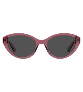 Love Moschino Women's Grey Cat-Eye Sunglasses