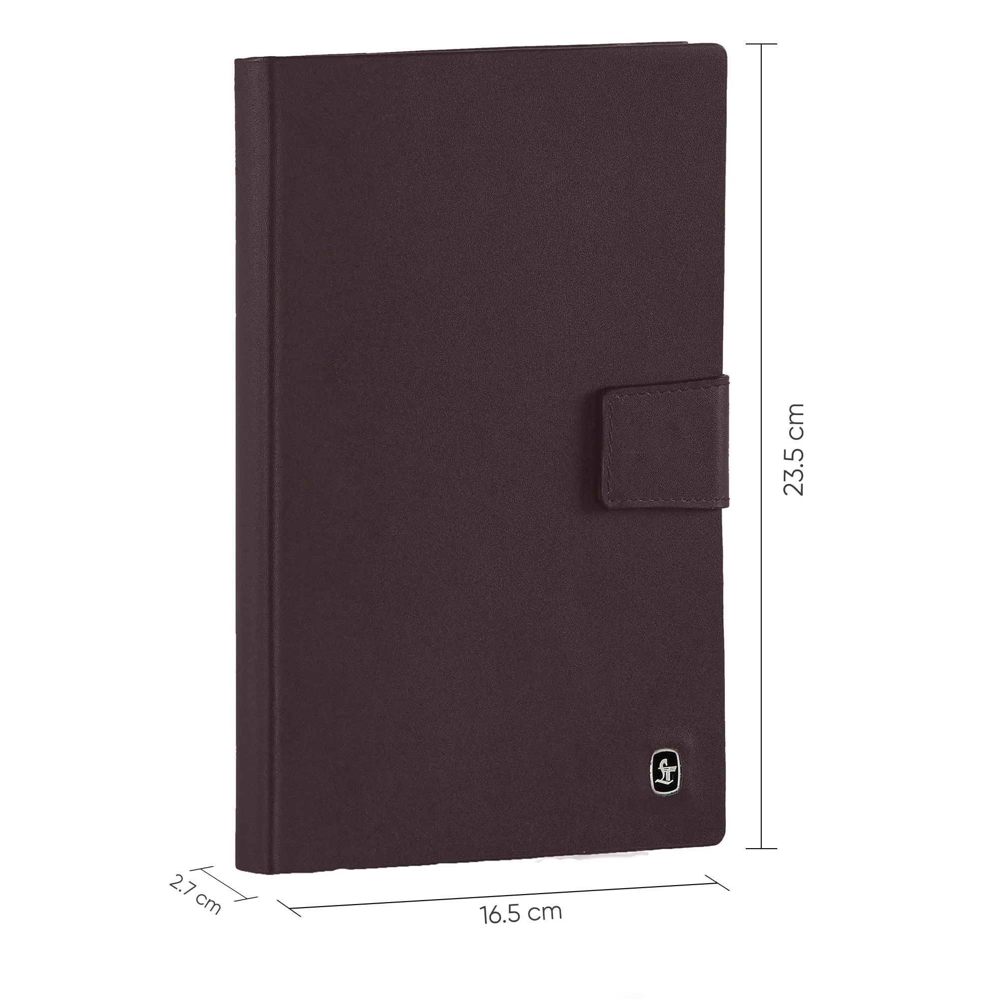 LT Smart Leather Notebook with Power Bank (5000 mAh) | Diary with Power Bank | Color: Brown