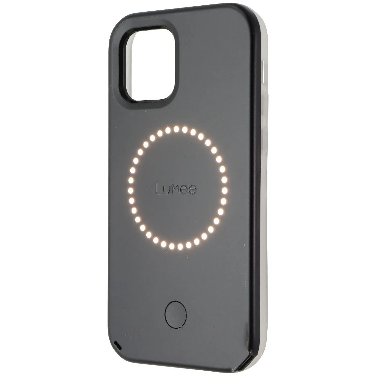 LuMee Light Up Selfie Case for iPhone 12 and iPhone 12 Pro - Matte Black