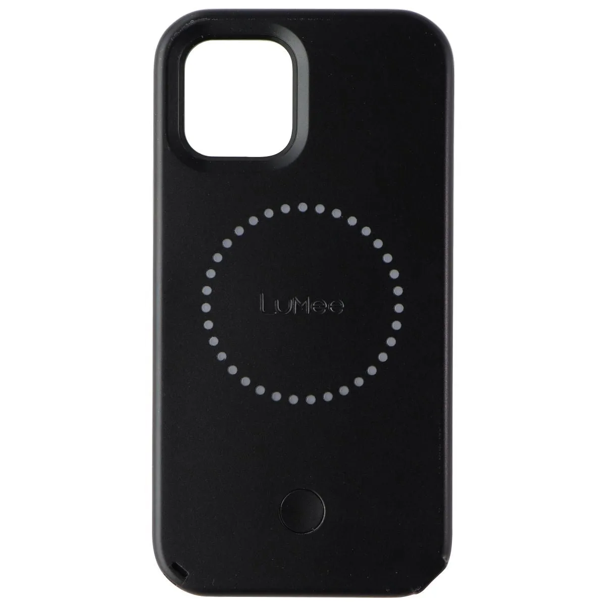 LuMee Light Up Selfie Case for iPhone 12 and iPhone 12 Pro - Matte Black