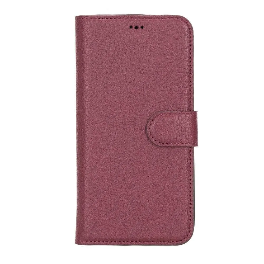 Magic iPhone 12 Series Detachable Genuine Leather Wallet Case - MW Phone Case