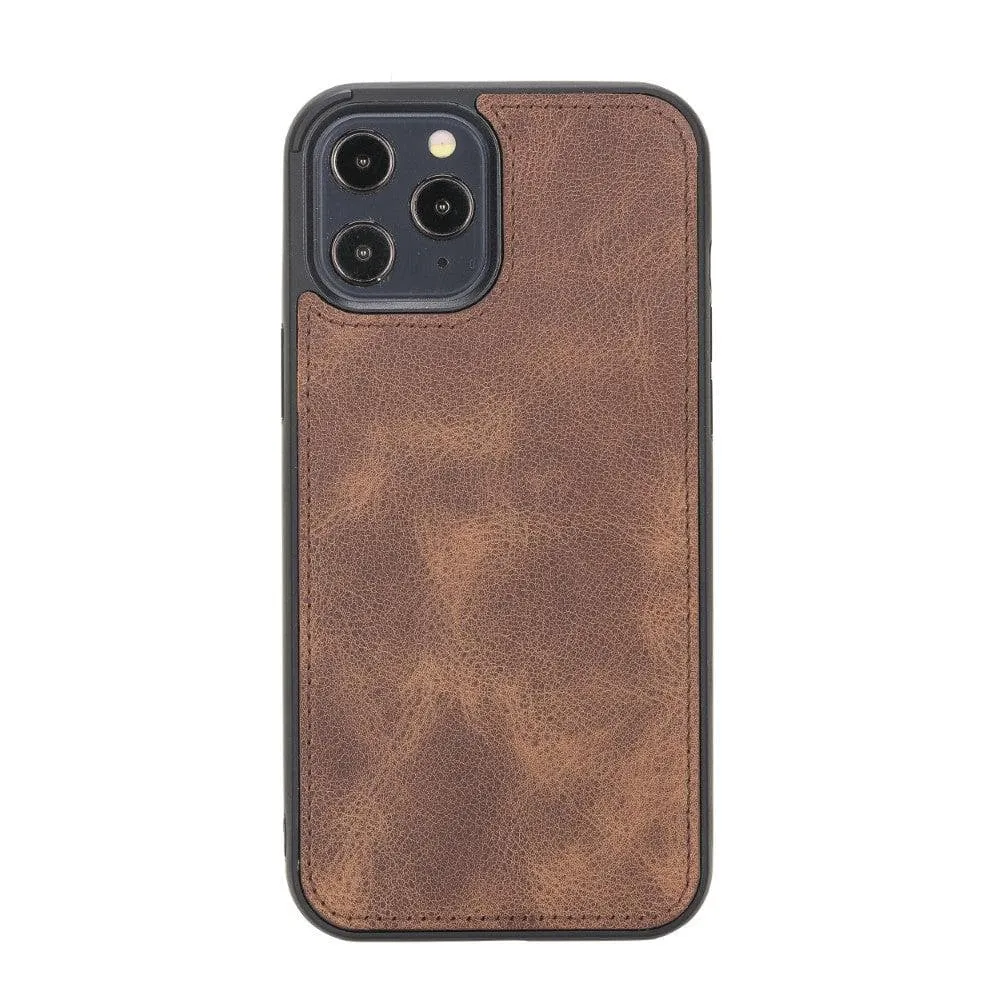 Magic iPhone 12 Series Detachable Genuine Leather Wallet Case - MW Phone Case