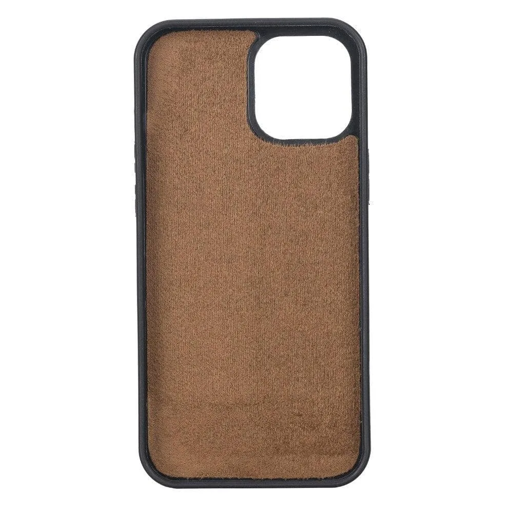 Magic iPhone 12 Series Detachable Genuine Leather Wallet Case - MW Phone Case