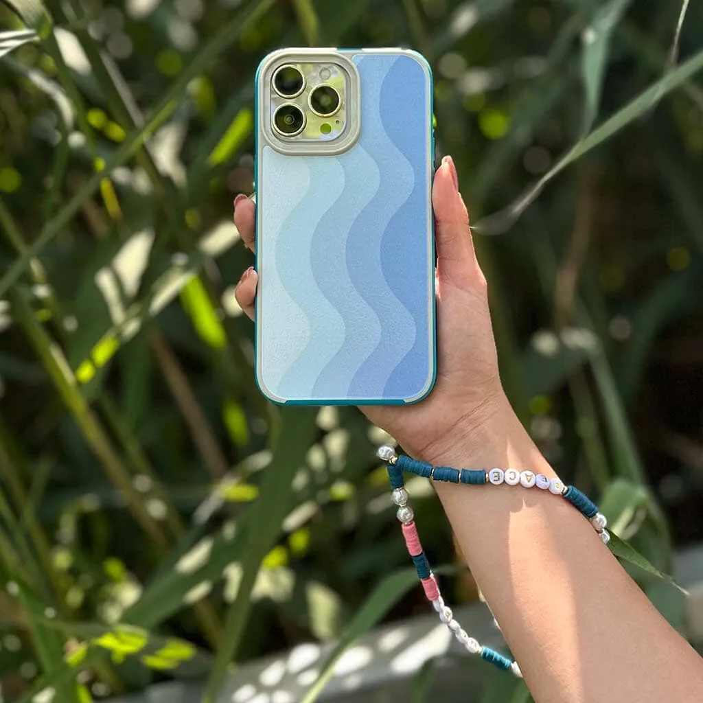 MagSafe iPhone 14 Pro Blue Wave Case