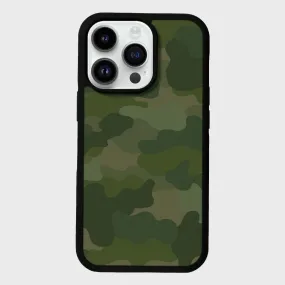 MagSafe iPhone 14 Pro Green Camo Case