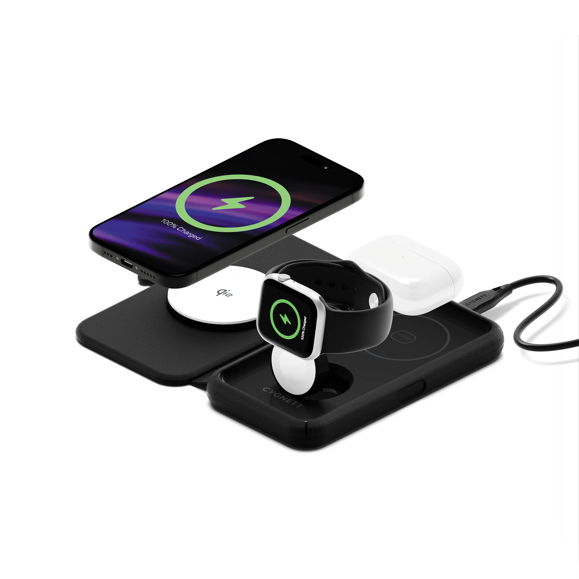 MagTravel 3-in-1 Wireless Charger