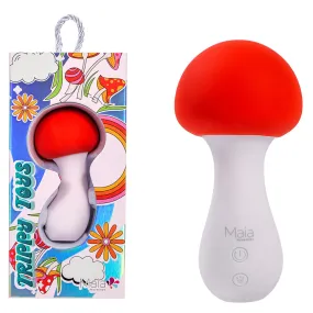 Maia SHROOMIE - Red/White 11.5 cm USB Rechargeable Mushroom Shaped Vibrator