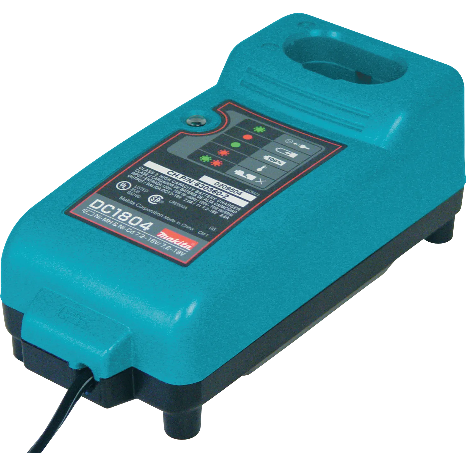 Makita DC1804 7.2-18 Volt Multi-Voltage Charger