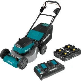 Makita (XML08PT1) 36V (18V X2) LXT® Brushless 21" Self‑Propelled Commercial Lawn Mower Kit w/4 Batteries (5.0Ah)