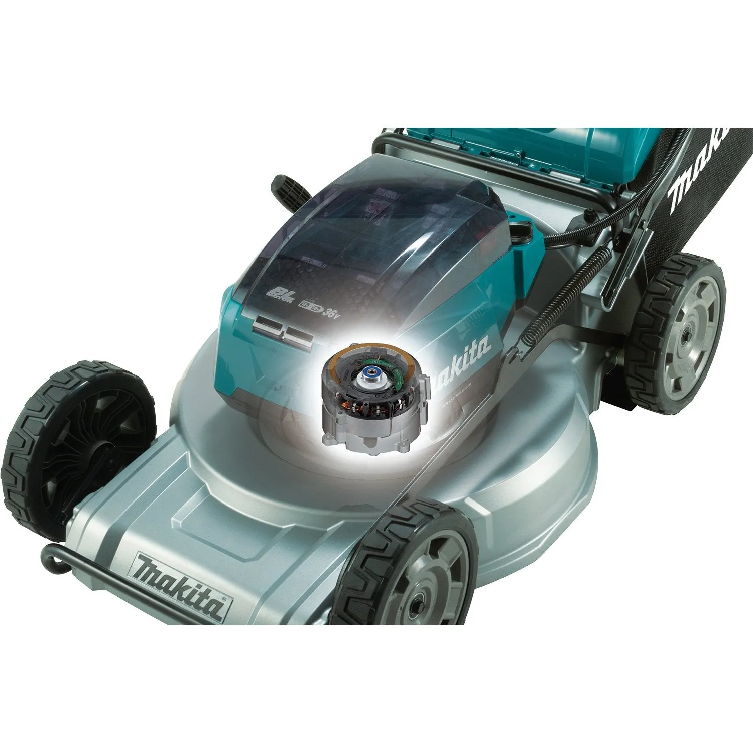 Makita (XML08PT1) 36V (18V X2) LXT® Brushless 21" Self‑Propelled Commercial Lawn Mower Kit w/4 Batteries (5.0Ah)