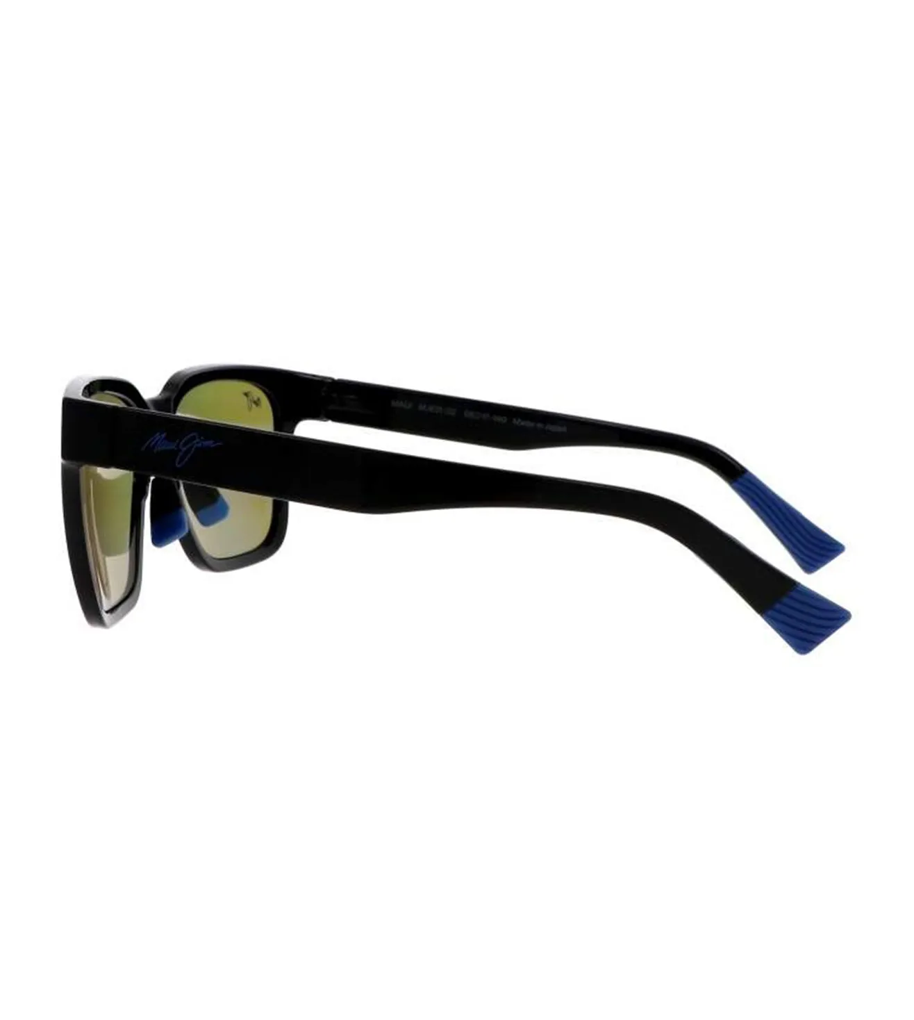 Maui Jim Unisex Black Square Sunglasses