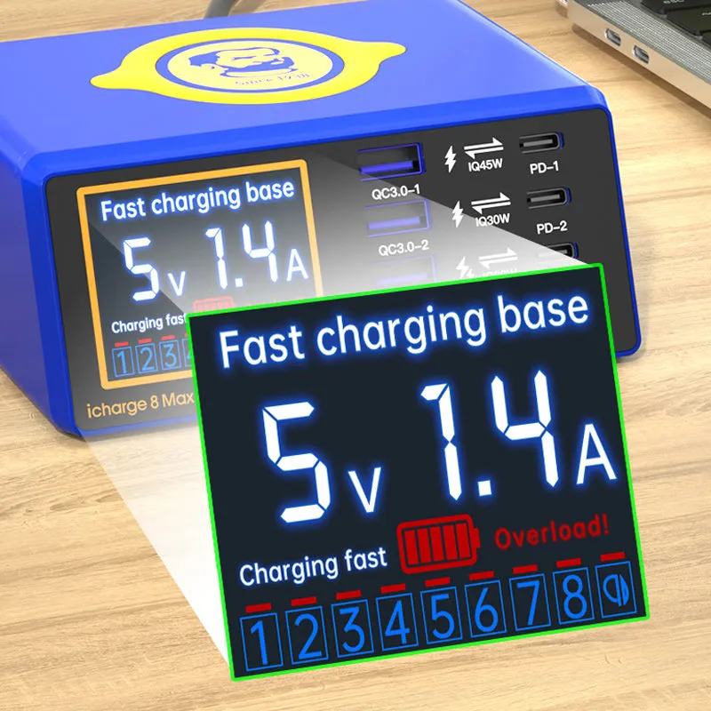 MECHANIC ICharge 8Max 8 Ports USB Wireless Charger Station