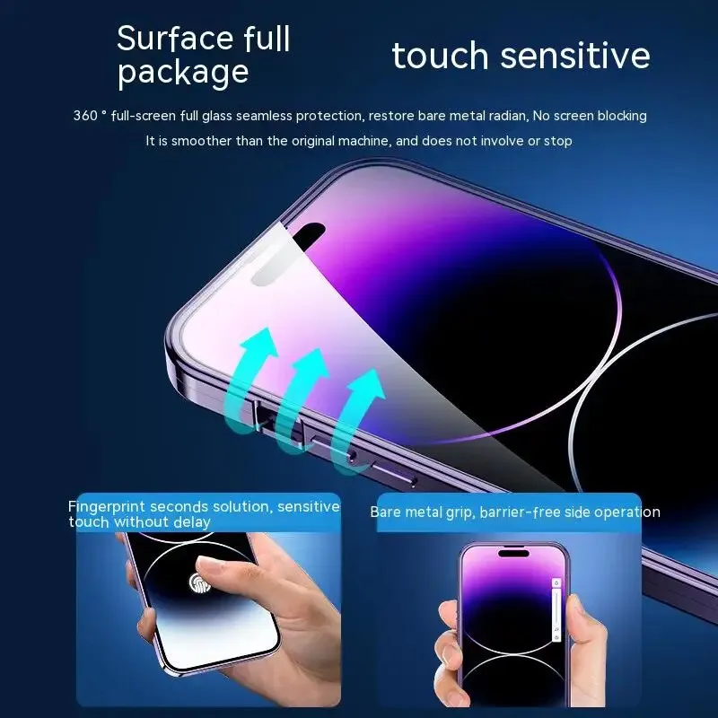 Metal Magnetic Alloy Stainless Steel Ultra Thin 360 Full Screen Saver Protection Phone Case For iPhone