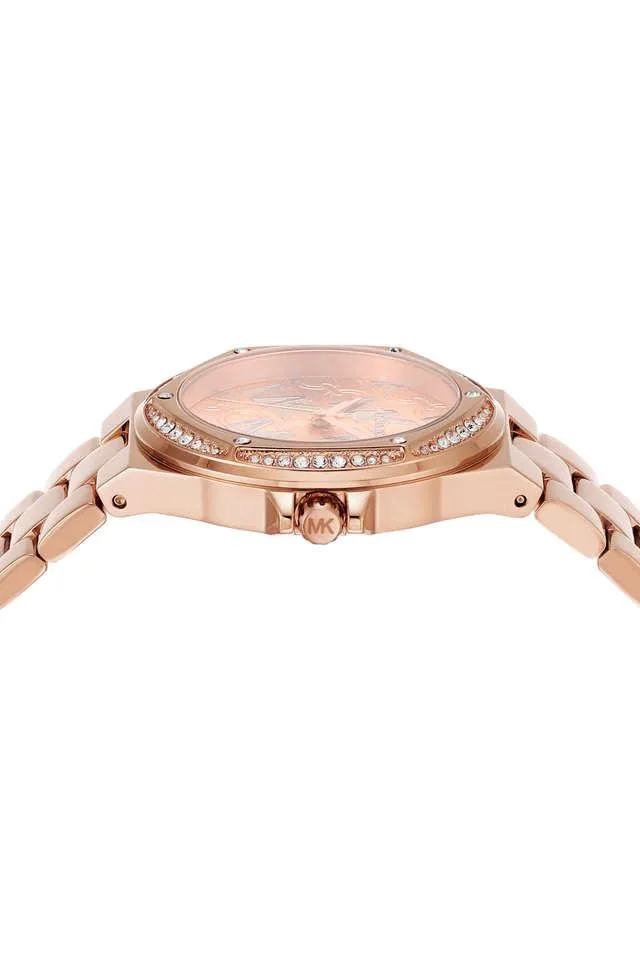 Michael Kors Ladies Watch Lennox 37mm Rose Gold MK7405