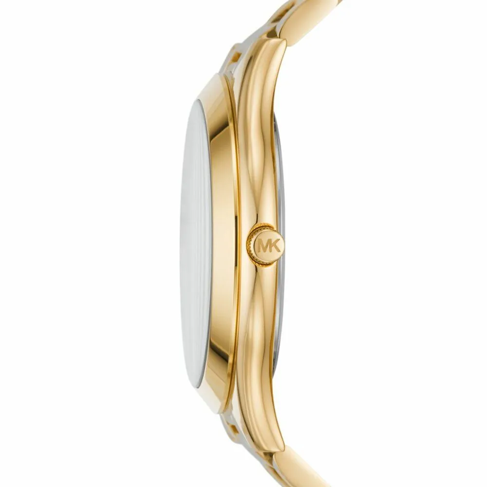 Michael Kors Ladies Watch Slim Runway 42mm Gold MK4561