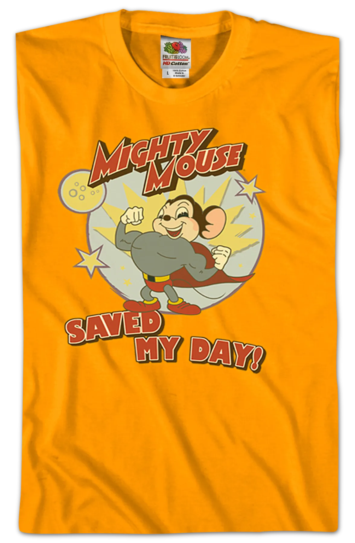 Mighty Mouse Saved My Day T-Shirt