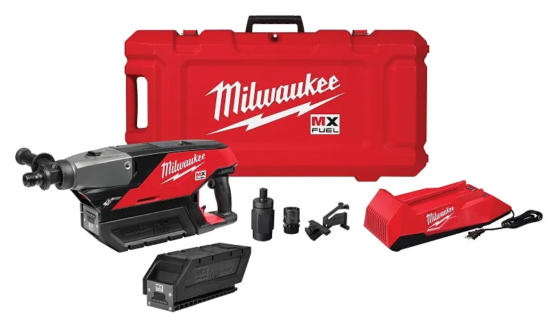 Milwaukee MXF301-2CP Handheld Core Drill Kit, Battery Included :EA: QUANTITY: 1