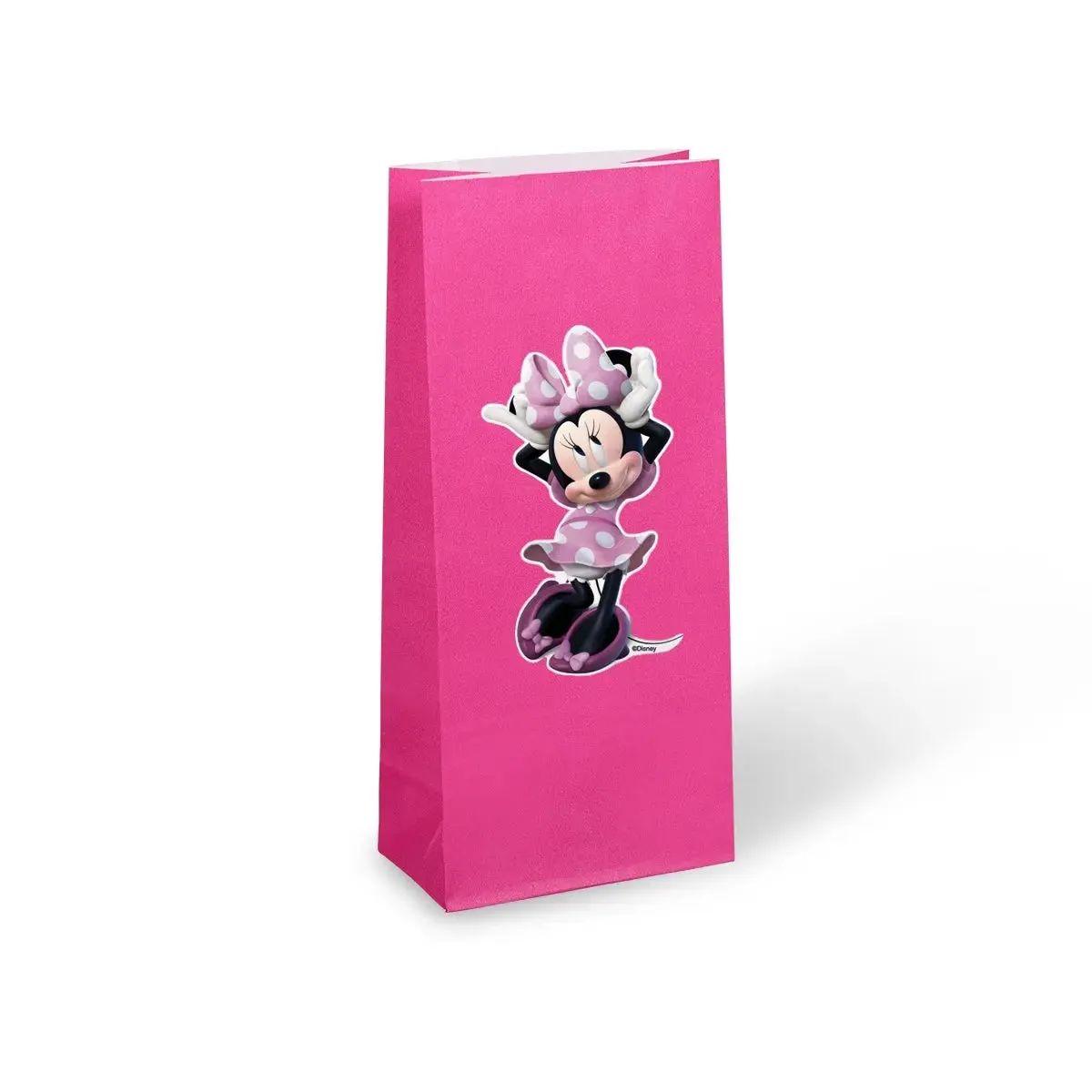 Minnie Mouse Paper Party Bag - Pink