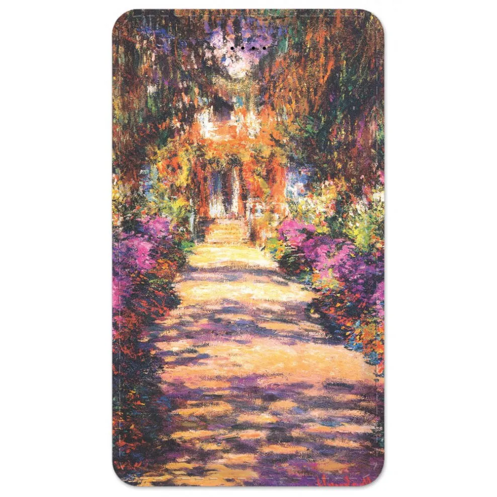 Monet Garden Path Portable Power Bank