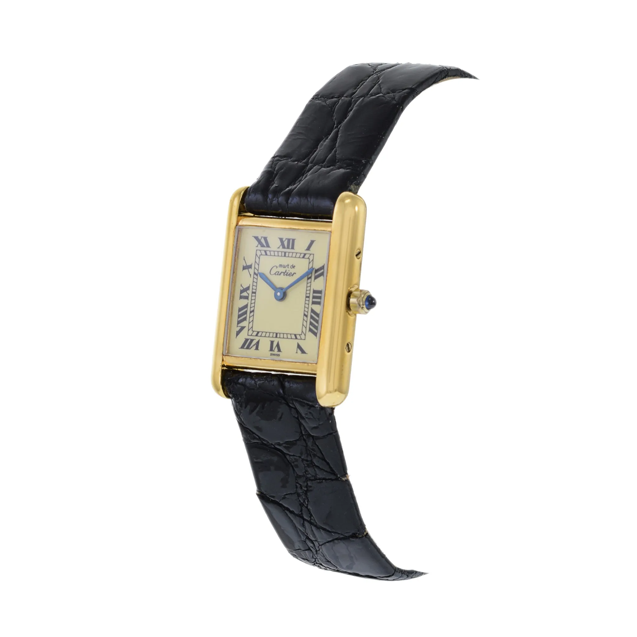 Must de Cartier Vermeil Quartz Tank Watch Reference 3 66001