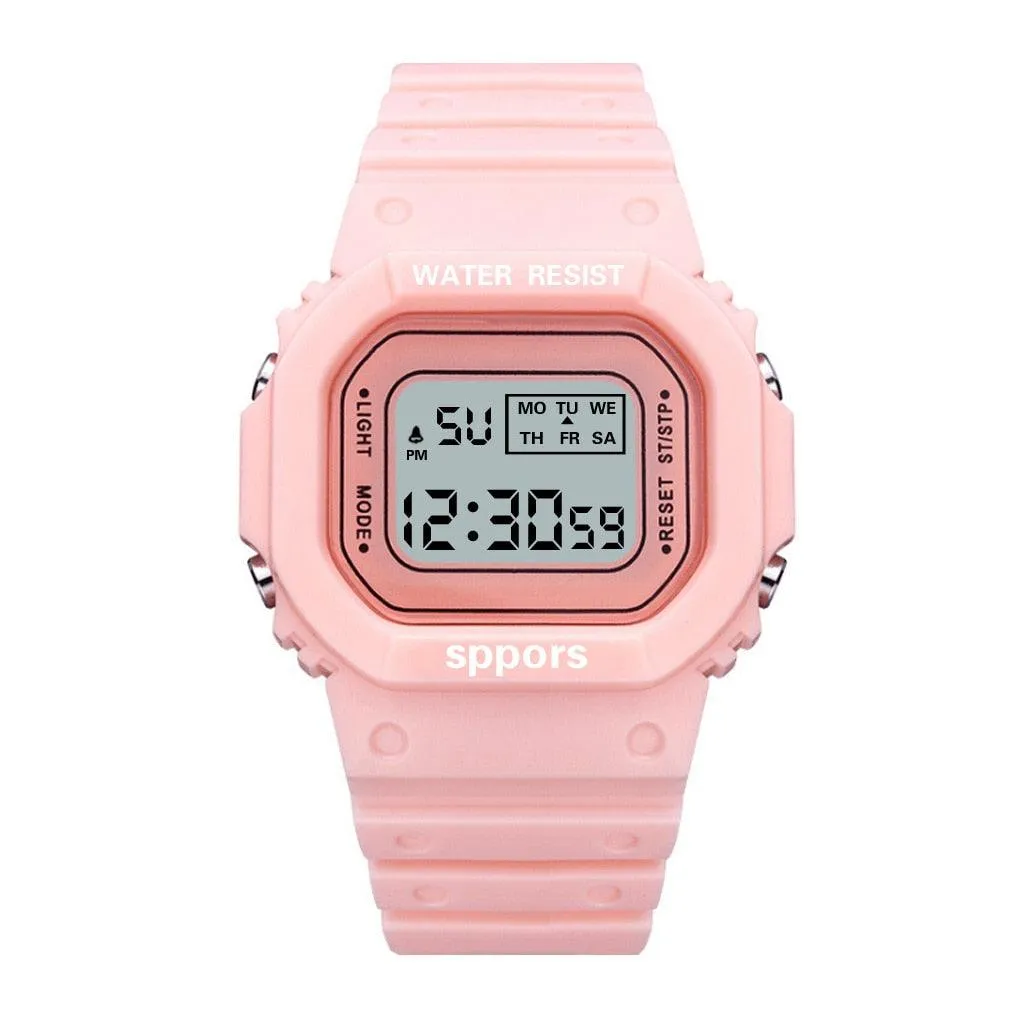 New Fashion Transparent Digital Watch Square Women Watches Sports Electronic Wrist Watch Reloj Mujer Clock Dropshipping