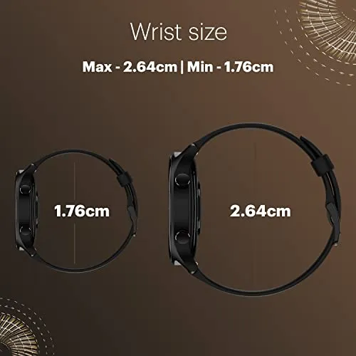 Noise Twist Round dial Smart Watch with Bluetooth Calling, 1.38" TFT Display, up-to 7 Days Battery, 100  Watch Faces, IP68, Heart Rate Monitor, Sleep Tracking (Jet Black)