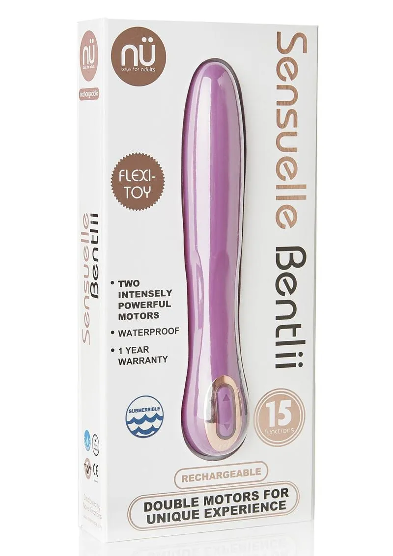 Nu Sensuelle Bentlii Rechargeable Silicone Vibrator - Orchid