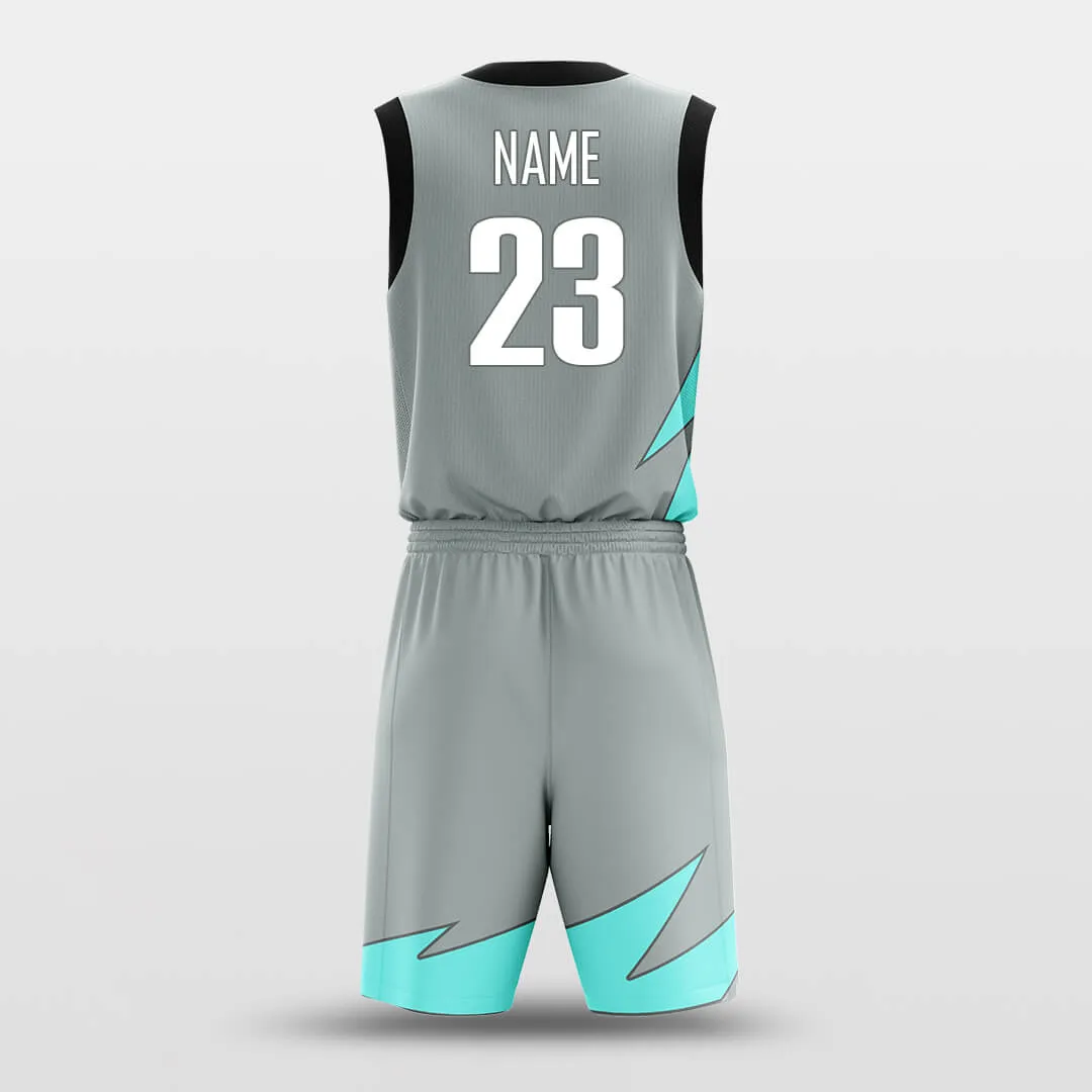 Ocean Wave - Customized Basketball Jersey Set Sublimated BK160631S