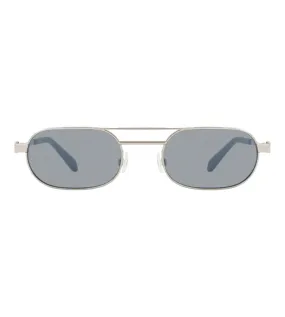 OFF White Unisex Grey Oval Sunglasses