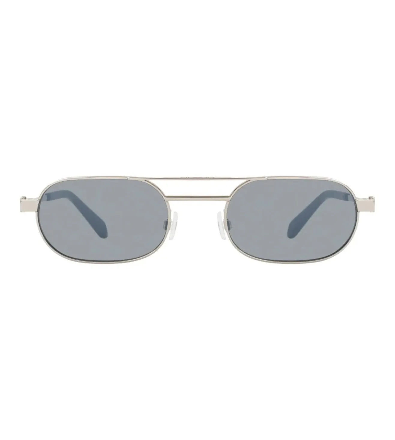 OFF White Unisex Grey Oval Sunglasses