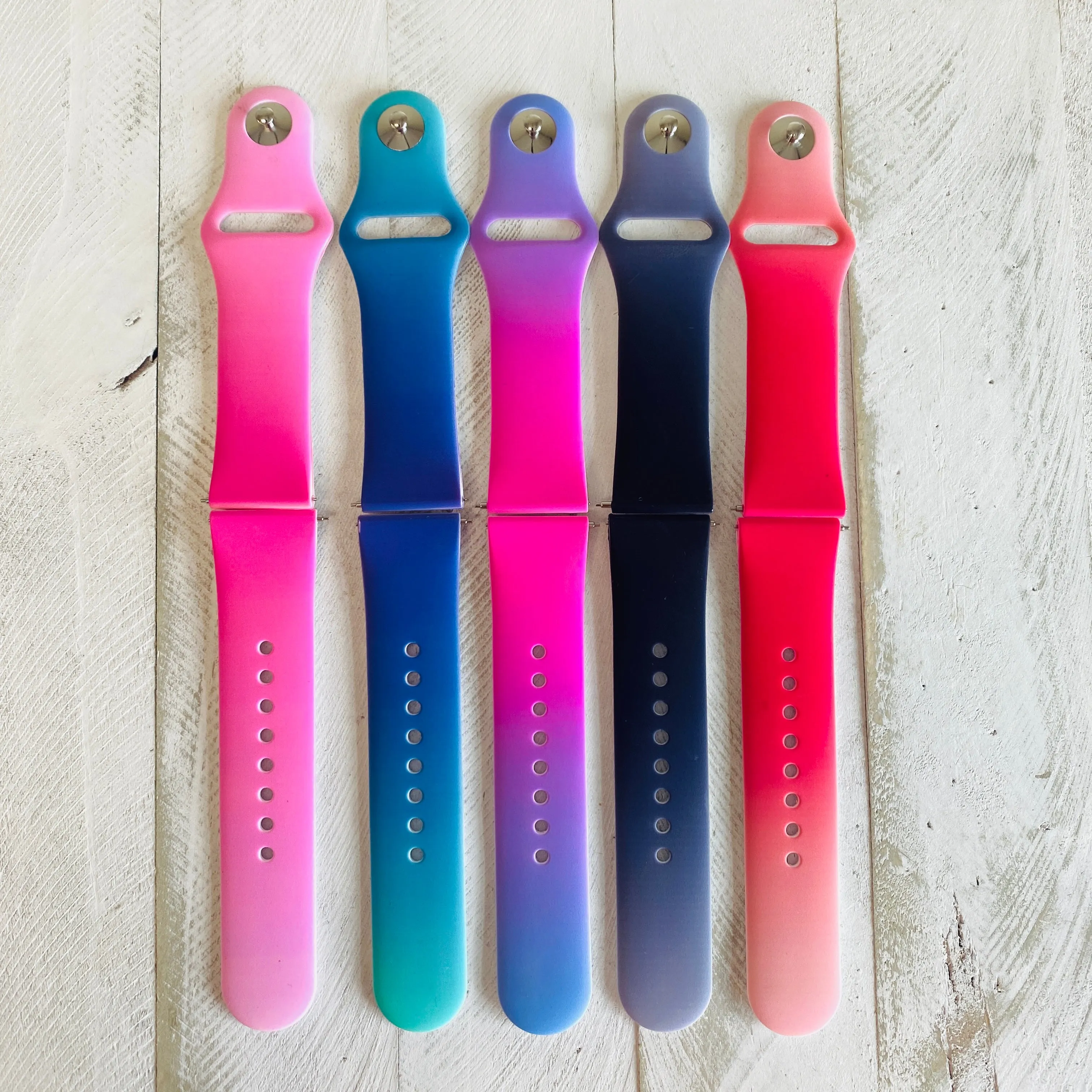 Ombre' Print Silicone Band For Samsung Watch Multiple Colors Available