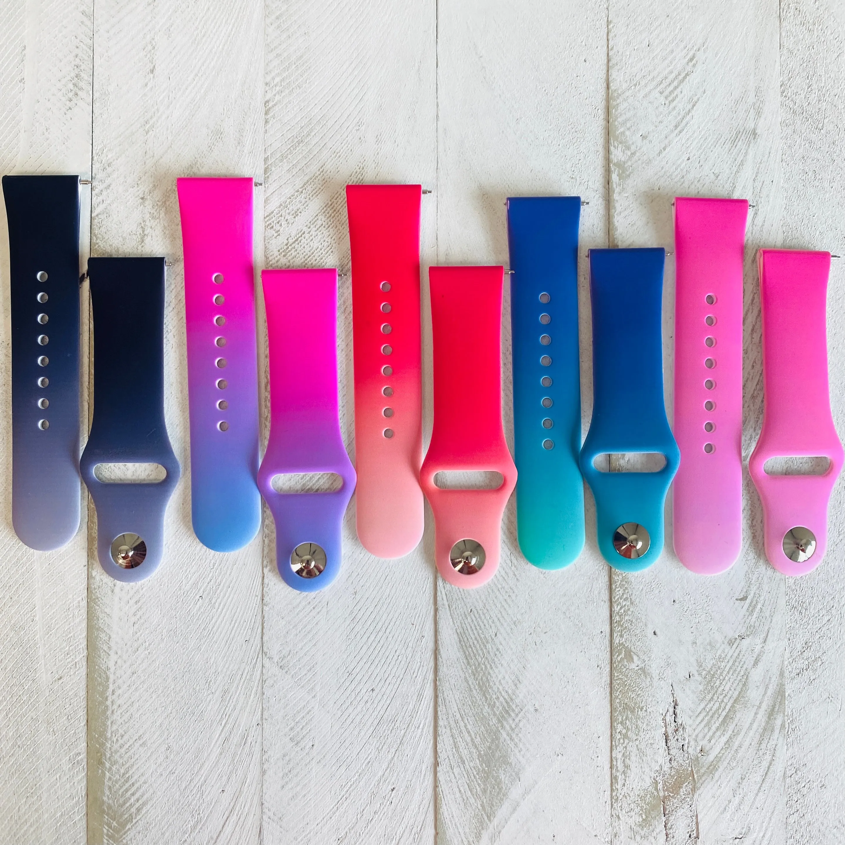 Ombre' Print Silicone Band For Samsung Watch Multiple Colors Available