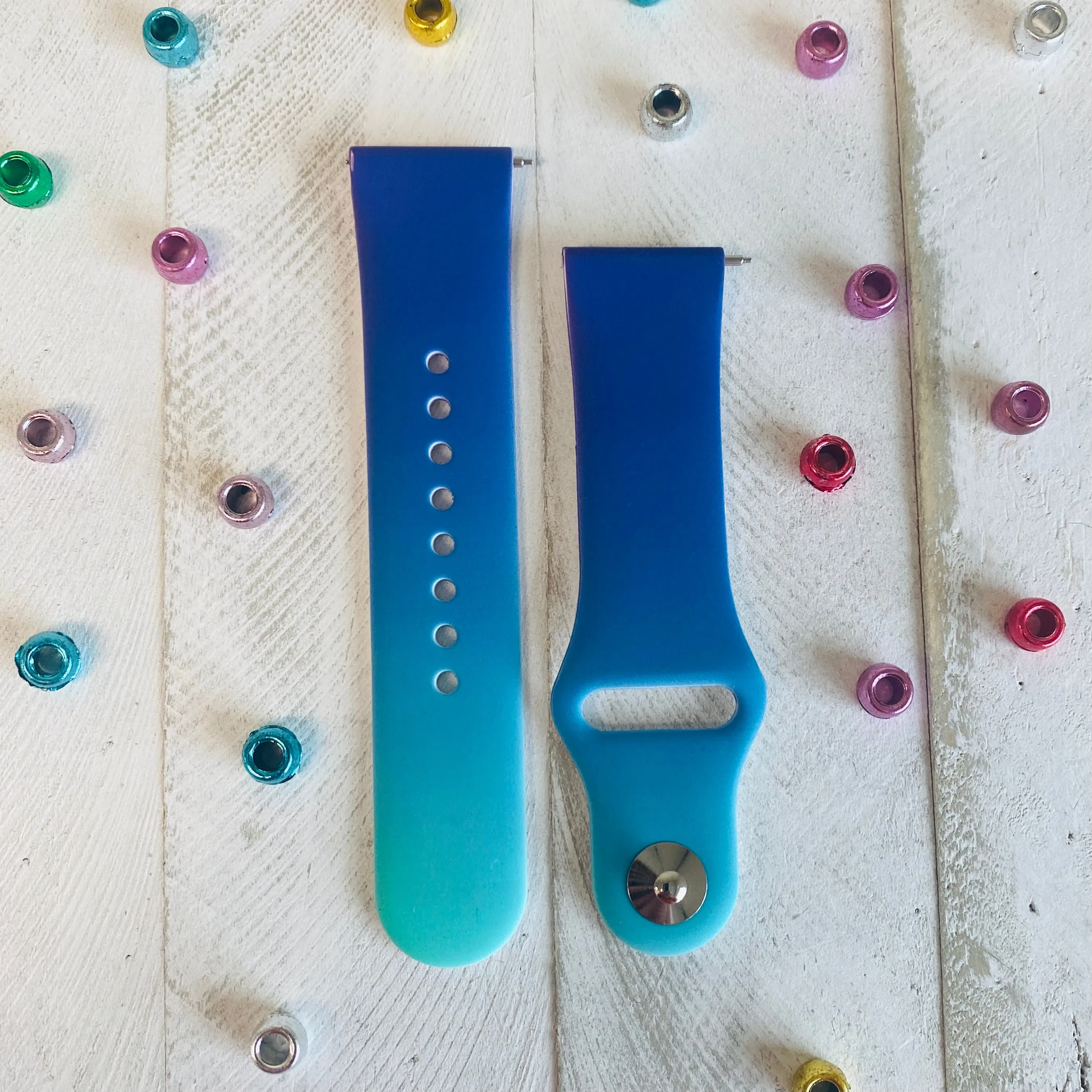 Ombre' Print Silicone Band For Samsung Watch Multiple Colors Available