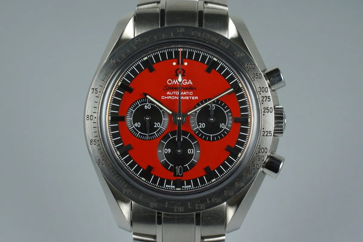 Omega Speedmaster 3506.61 Red Michael Schumacher with Box