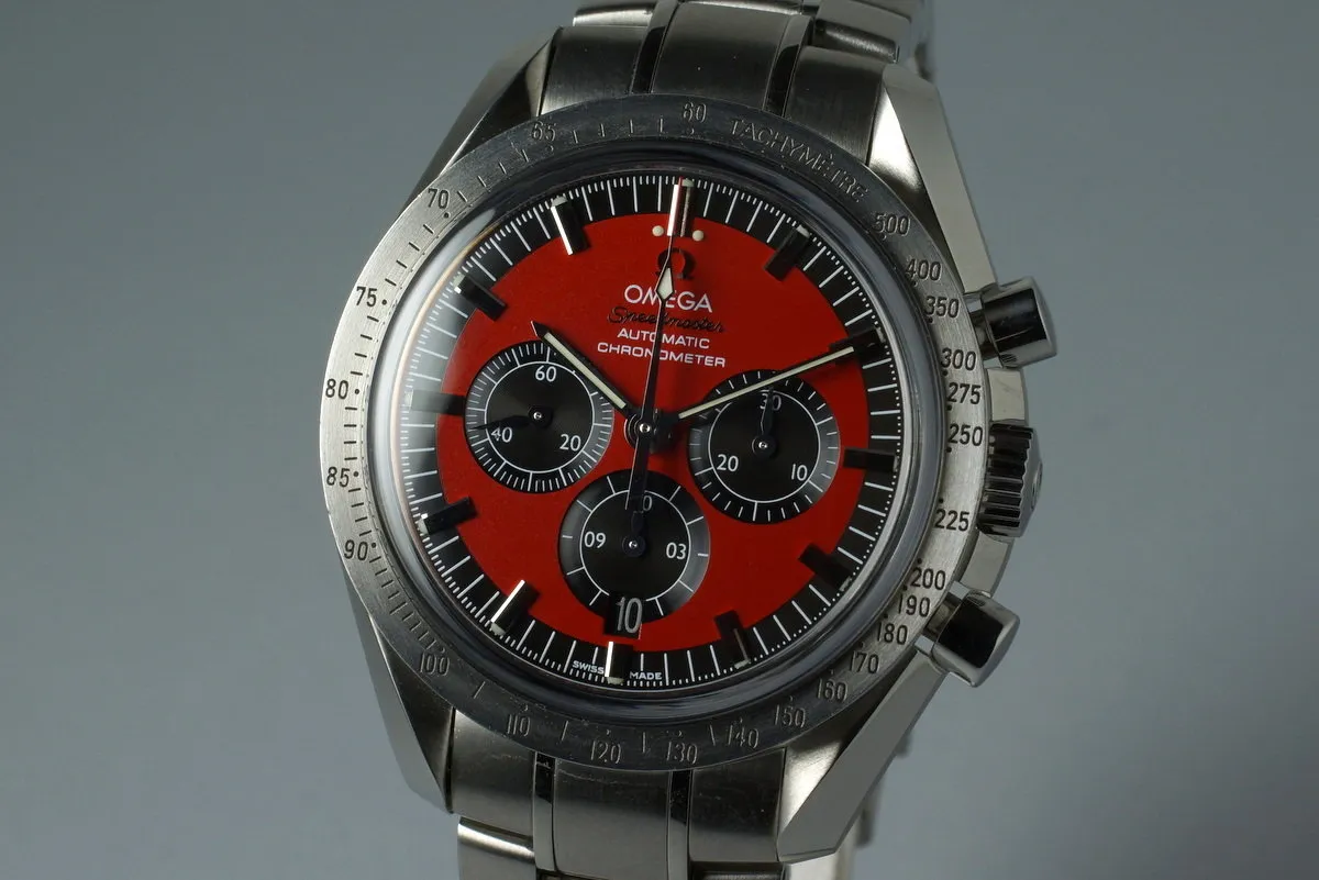 Omega Speedmaster 3506.61 Red Michael Schumacher with Box