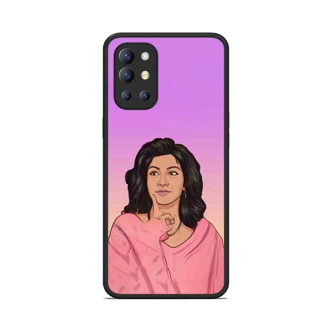 Oneplus 9R Back Cover with Photo Personalized Mobile Cases - Cartoonify From Photo