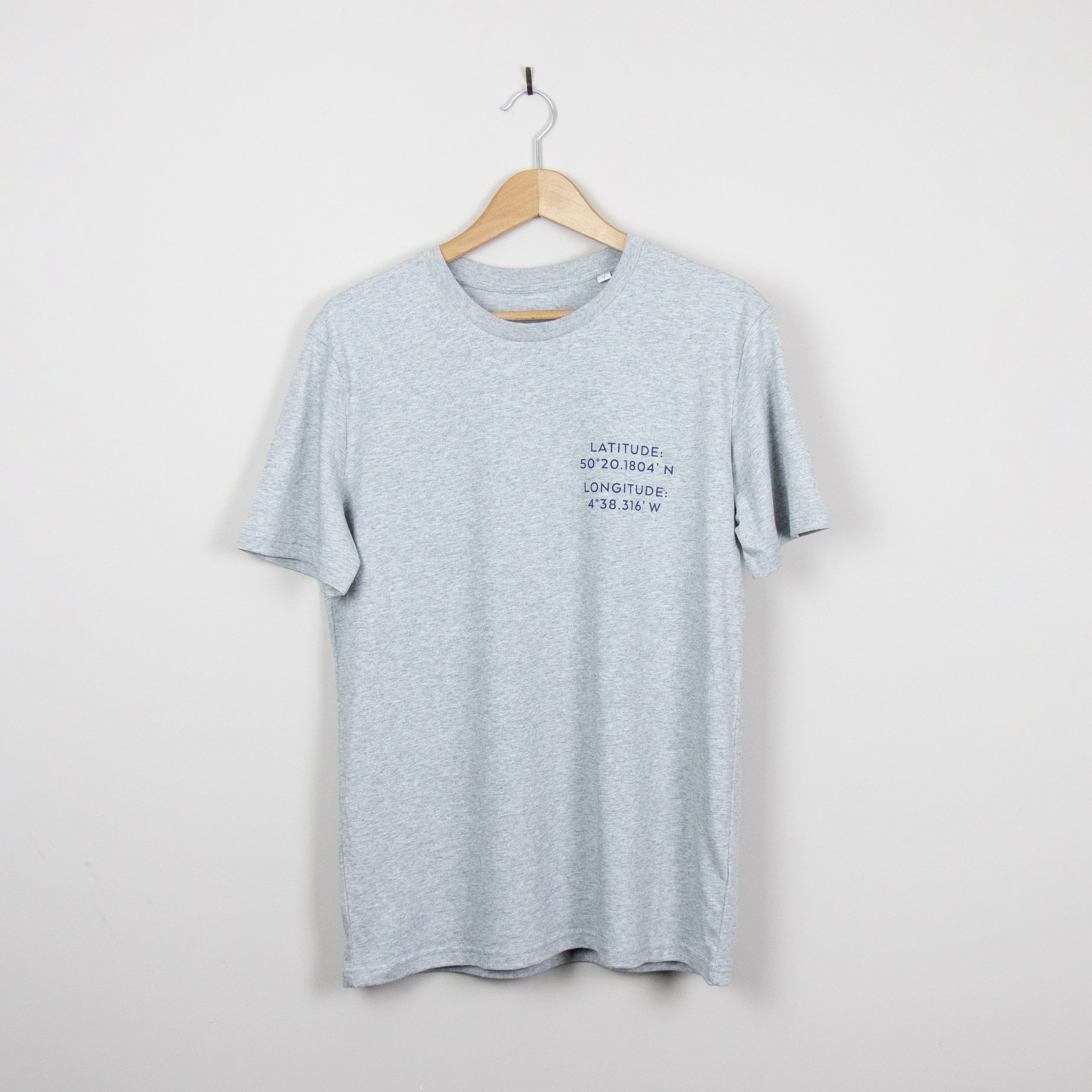 Organic Adult T Shirt | Fowey Grey