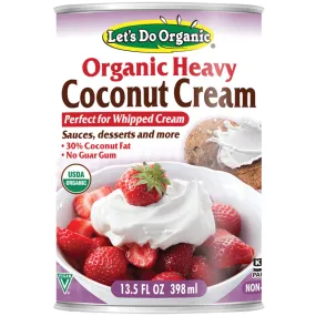 Organic Heavy Coconut Cream 13.5 Fl Oz