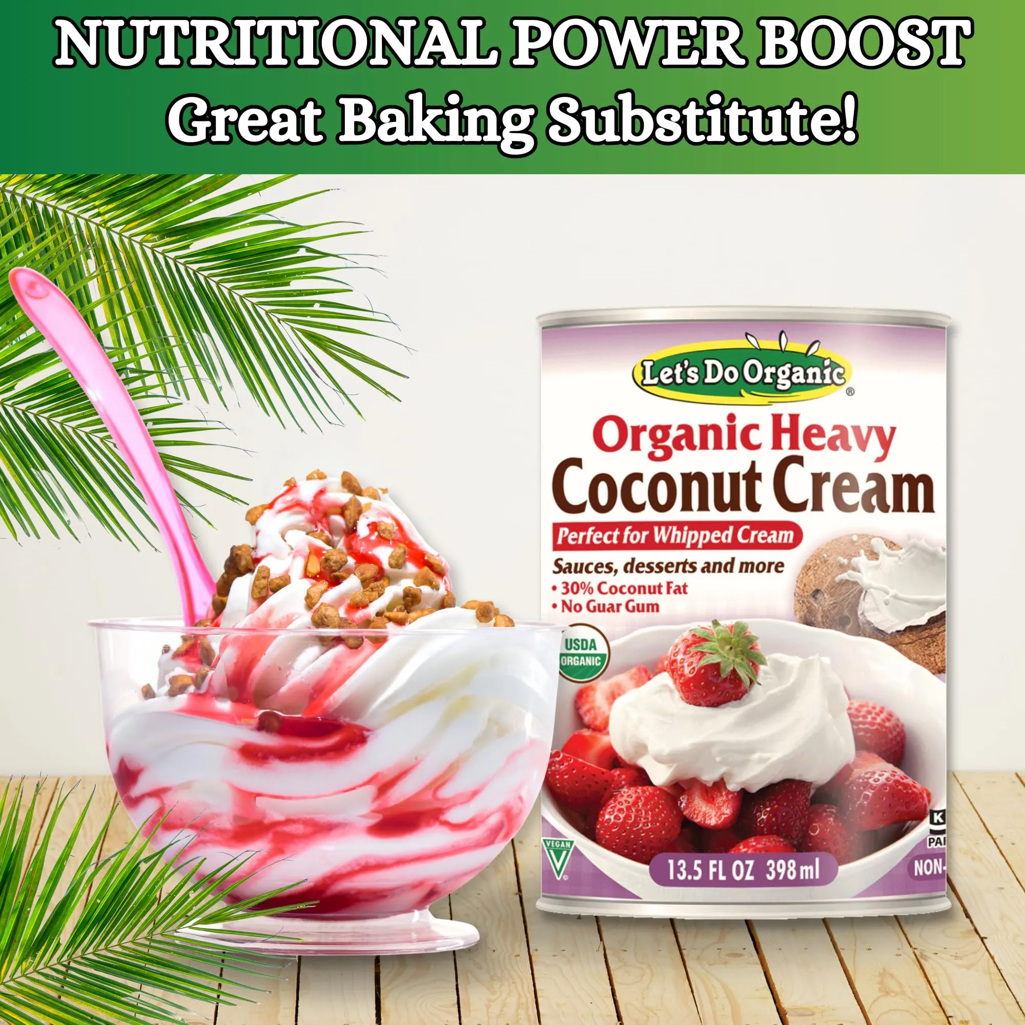 Organic Heavy Coconut Cream 13.5 Fl Oz