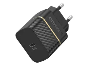 Otterbox - Power Adapter - Propack - 20 Watt - 3 A - Apple Fast Charge, Fast Charge, Pd 3.0 (24 Pin Usb-C) - Black