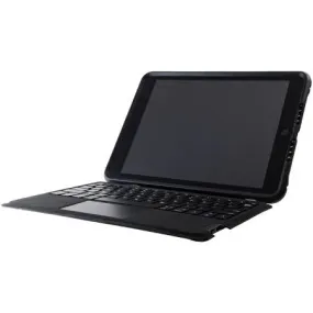 Otterbox Unlimited Keyboard Folio Uk-English Apple Ipad (7Th, 8Th, 9Th Gen) (No Screen Protection) Black Crystal - Clear