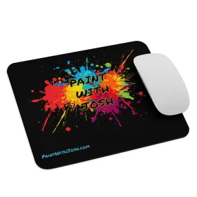 Paint With Josh high resolution Logo Mouse Pad