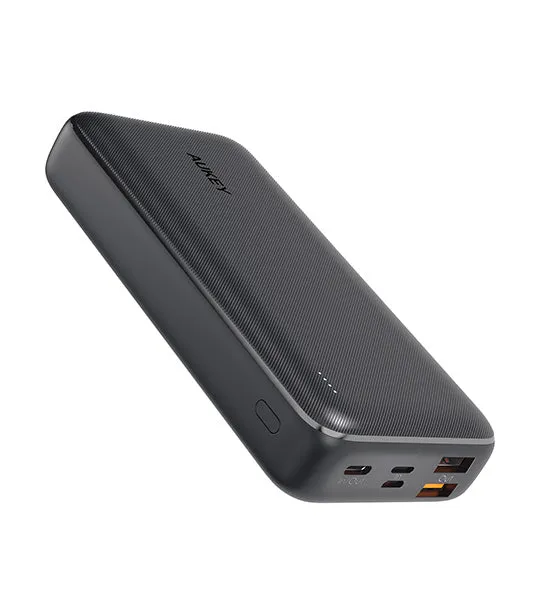 PB-N74S Basix Plus 20000mAh Power Bank 22.5W PD QC 3.0 Fast Charging iPhone 12 and iPhone 12 Pro Max Black