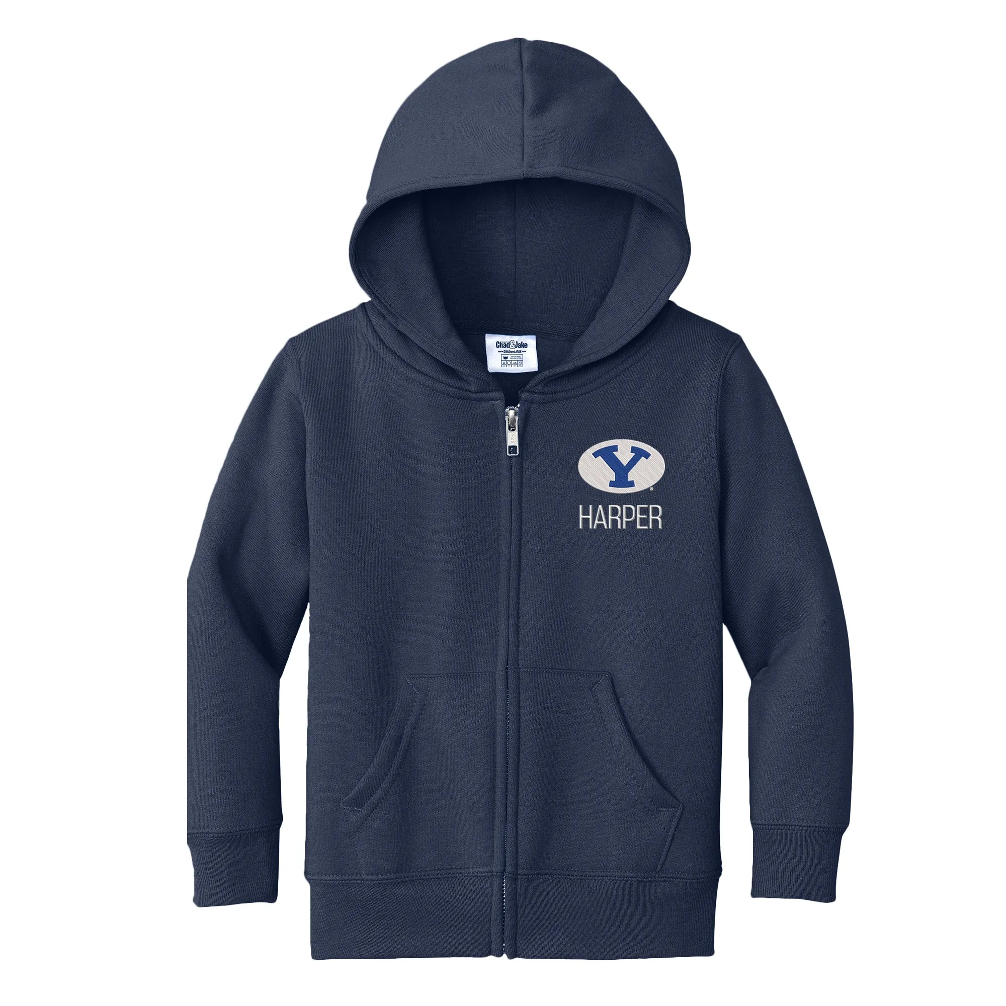 Personalized Brigham Young Cougars Toddler Full-Zip Sweatshirt